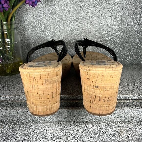 Circus By Sam Edelman Wedge Sandals Flip Flops Shoes Size 10 - Picture 5 of 9